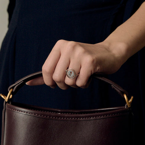 Bague 51 Messika - Lucky move pavé or gris et diamants. PM 58 Facettes DV24573-4