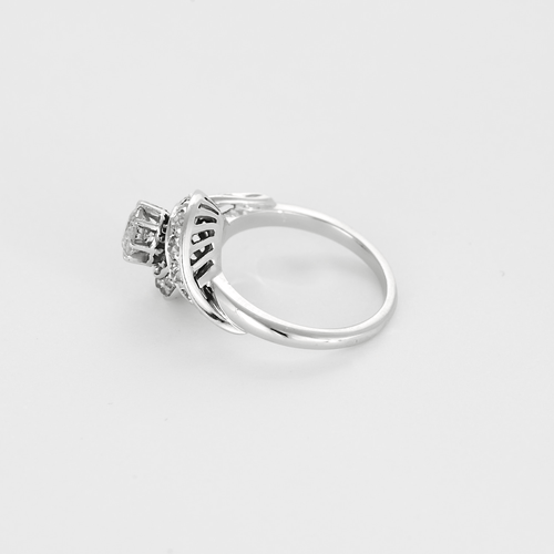 Bague 50 Bague tourbillon en or blanc et diamants 58 Facettes DV27468-60-50-2
