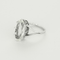 Bague 51 Bague cocktail en or blanc et Aigue-Marine 58 Facettes DV0013-39-51-2