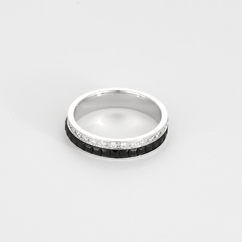 Bague 47 Boucheron Bague Boucheron - Alliance Quatre Black Edition 58 Facettes DV21086-1-47-2