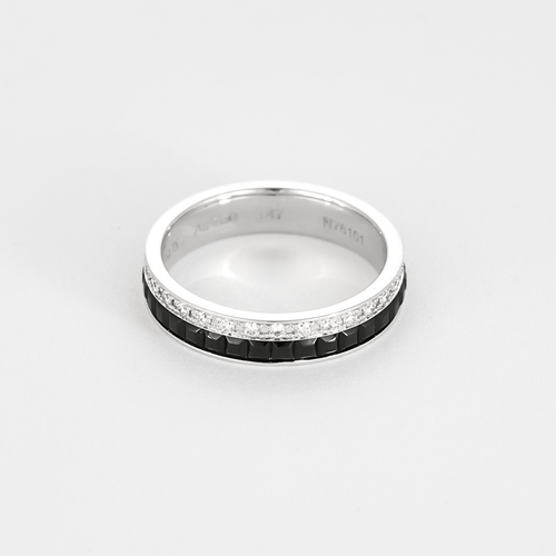 Bague 47 Boucheron Bague Boucheron - Alliance Quatre Black Edition 58 Facettes DV21086-1-47-2