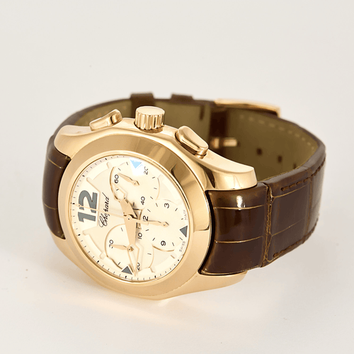 CHOPARD - ELTON JOHN - Montre en or rose à boitier rond à mouvement chronographe automatique 58 Facettes DV27411-1