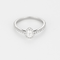 Bague 51,5 Tiffany & Co - Soleste - Bague Solitaire en platine et diamants 58 Facettes DV28427-1-515-5