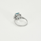 Bague 55 Bague en or gris, aigue-marine et diamants 58 Facettes DV27468-47-DV0882-1