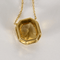 Collier Collier en or jaune, citrine et petits diamants 58 Facettes DV16843-2