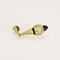 Boucles d'oreilles Boucles d'oreilles pendantes en or jaune, émail et diamants 58 Facettes DV23684-6