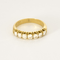 Bague 54 Demie alliance en or jaune et diamants 58 Facettes DV27468-26-54-3