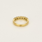 Bague 54 Demie alliance en or jaune et diamants 58 Facettes DV27468-26-54-3