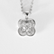 Pendentif MAUBOUSSIN - Chance of Love n°2 - Pendentif en or gris et diamants 0.20 carat environ. 58 Facettes DV28310-2