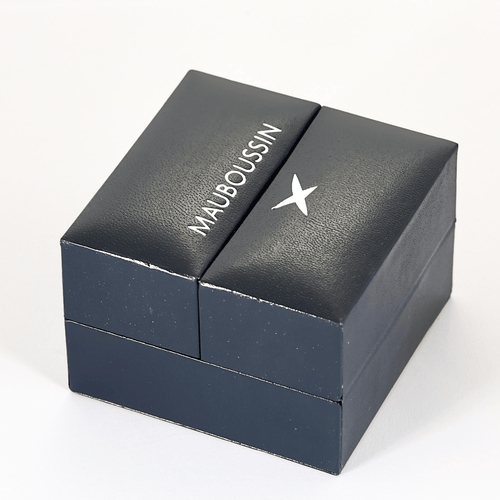 MAUBOUSSIN - Chance of love - Paire de boutons d'oreilles en or gris et diamants 58 Facettes DV28310-3