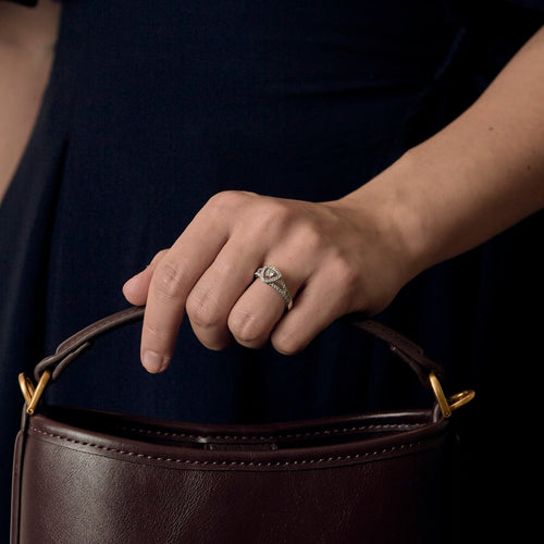Bague 54 Mauboussin - Dream and Love N°2 - Bague en or blanc et diamants 58 Facettes DV6693-8-54-3