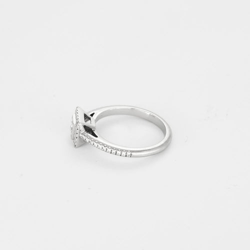 Bague 48 Tiffany & Co -  Soleste- Bague platine et diamant 0.10 carat environ. 58 Facettes DV28273-1