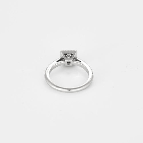 Bague 48 Tiffany & Co -  Soleste- Bague platine et diamant 0.10 carat environ. 58 Facettes DV28273-1