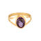 Bague 52 Bague en or jaune, améthyste 58 Facettes DV27342-8-52-1