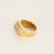 Bague 53 Bague dôme en or jaune et diamants 58 Facettes DV27468-62-53-2