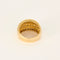 Bague 53 Bague dôme en or jaune et diamants 58 Facettes DV27468-62-53-2