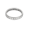 Bague 55 Alliance américaine en or gris et diamants 58 Facettes DV8916-3