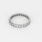 Bague 55 Alliance américaine en or gris et diamants 58 Facettes DV8916-3