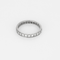 Bague 55 Alliance américaine en or gris et diamants 58 Facettes DV8916-3