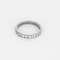 Bague 55 Alliance américaine en or gris et diamants 58 Facettes DV8916-3