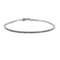 Bracelet Bracelet en or blanc et diamants noirs 58 Facettes DV28121-1