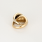 Bague 51 POMELLATO – Double bague en or jaune et or gris. 58 Facettes DV27468-17-51-2