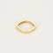Bague 48.5 Dinh Van - Square - Alliance en or jaune et diamants 58 Facettes DV25793-2