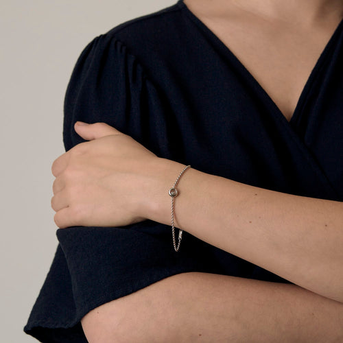 Bracelet CHOPARD - Happy diamonds - Bracelet en or blanc et diamants 58 Facettes DV27342-4