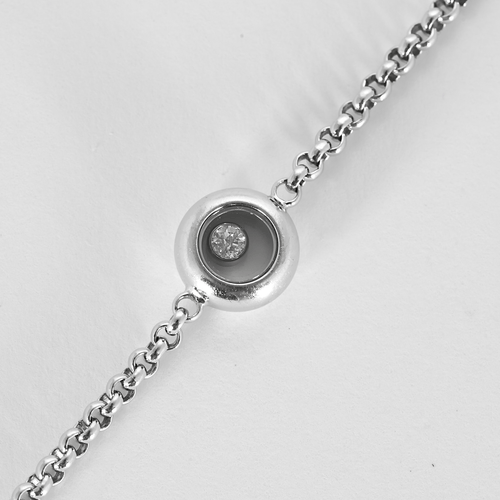 Bracelet CHOPARD - Happy diamonds - Bracelet en or blanc et diamants 58 Facettes DV27342-4