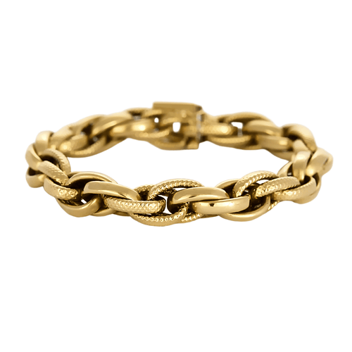 Bracelet Bracelet en or jaune tressé 58 Facettes DV26327-10