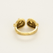 Bague 53 Bague en or jaune ouverte saphirs jaune et diamants 58 Facettes DV26327-14