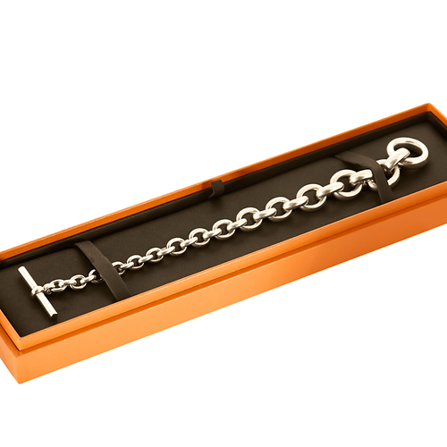 Bracelet HERMÈS - Crescendo - Bracelet en argent 58 Facettes DV27970-1