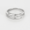 Bague 52 Demie Alliance en or gris et diamants 58 Facettes DDV24085-2-52-1