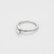 Bague 51.5 Tiffany & Co. Bague solitaire en platine et diamant 0.20 carat 58 Facettes DV28583-1