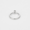 Bague 51.5 Tiffany & Co. Bague solitaire en platine et diamant 0.20 carat 58 Facettes DV28583-1