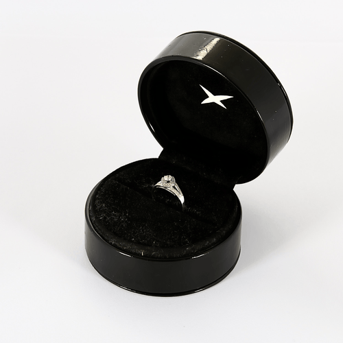 Bague Mauboussin Bague Solitaire Love my Love N°2 en or gris et diamants 58 Facettes DDV24085-1
