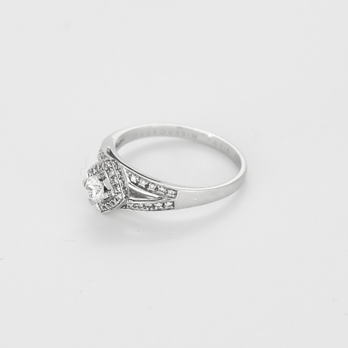 Bague Mauboussin Bague Solitaire Love my Love N°2 en or gris et diamants 58 Facettes DDV24085-1
