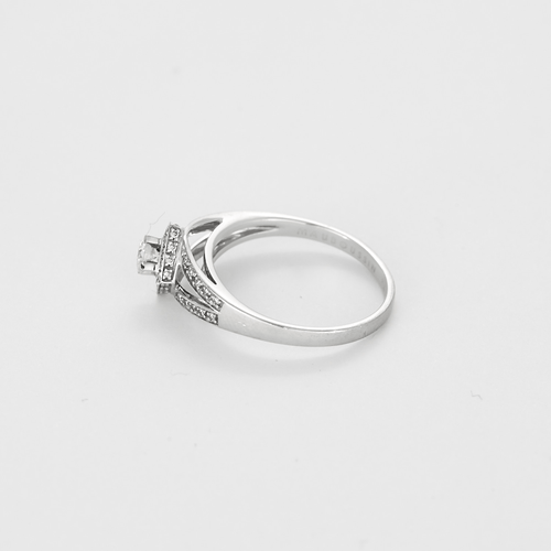 Bague Mauboussin Bague Solitaire Love my Love N°2 en or gris et diamants 58 Facettes DDV24085-1