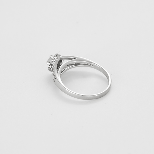 Bague Mauboussin Bague Solitaire Love my Love N°2 en or gris et diamants 58 Facettes DDV24085-1