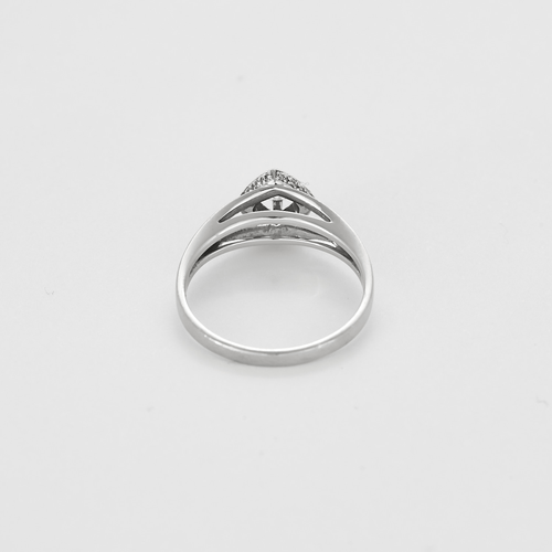 Bague Mauboussin Bague Solitaire Love my Love N°2 en or gris et diamants 58 Facettes DDV24085-1