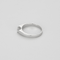 Bague 56 Bague solitaire en or gris et diamant 0.30 carat 58 Facettes DV27556-8
