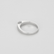 Bague 56 Bague solitaire en or gris et diamant 0.30 carat 58 Facettes DV27556-8
