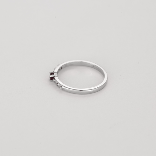 Bague 53 MAUBOUSSIN - Capsule d'émotions - Bague en or blanc, rubis et diamants 58 Facettes DV28219-1-53-2