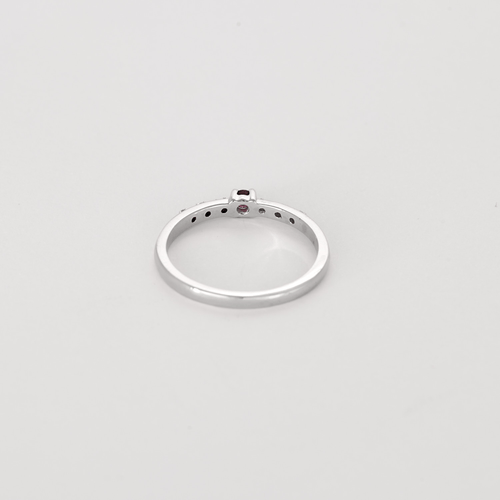 Bague 53 MAUBOUSSIN - Capsule d'émotions - Bague en or blanc, rubis et diamants 58 Facettes DV28219-1-53-2
