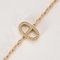 Bracelet HERMES - Chaîne d'ancre Contour - Bracelet en or rose et diamants. XS. 58 Facettes DDV28436-2
