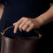 Bague 55,5 Importante bague jonc en or jaune, or blanc et diamants 58 Facettes DV27468-63-555-5