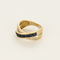 Bague 53 Bague en or jaune saphir et diamants 58 Facettes DV27904-3
