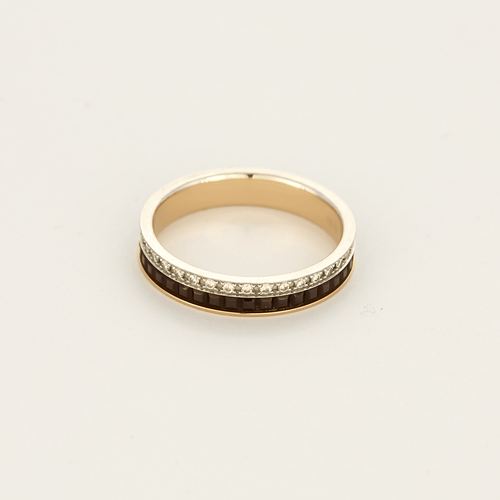 Bague 56 BOUCHERON - Quatre - Alliance en or rose, or gris et diamants 58 Facettes DV0386-3-56-3