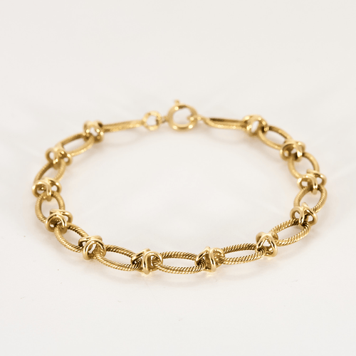 Bracelet Elegant Bracelet en or jaune à maille torsadée 58 Facettes DV18596-6
