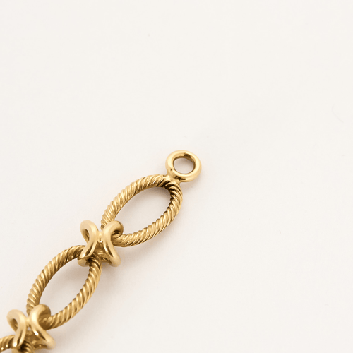 Bracelet Elegant Bracelet en or jaune à maille torsadée 58 Facettes DV18596-6